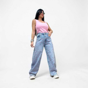 Jeans Ballon Animalier