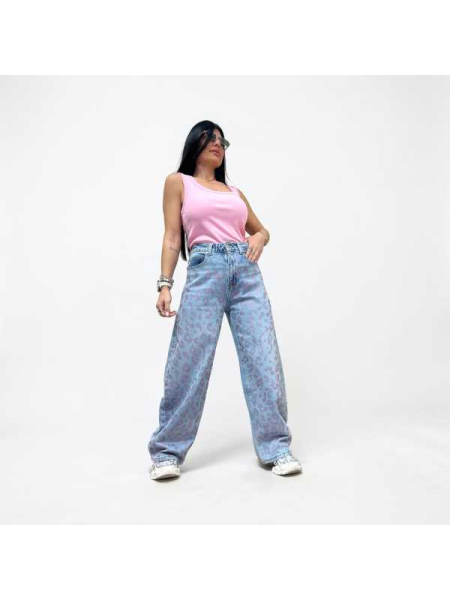 Jeans Ballon Animalier