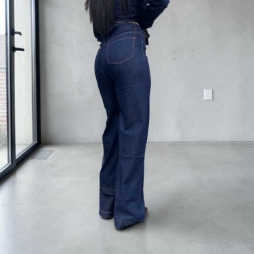 Coordinato In Denim Elasticizzato 