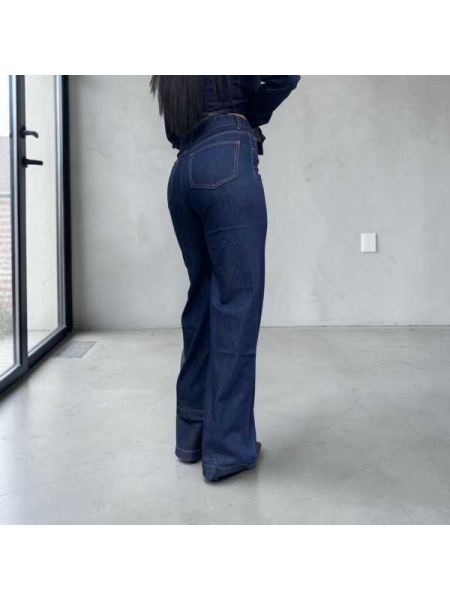 Coordinato In Denim Elasticizzato 
