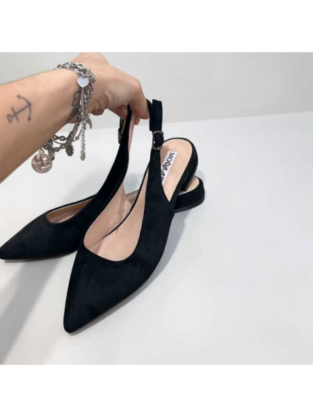 Ballerina In Pelle Scamosciata 