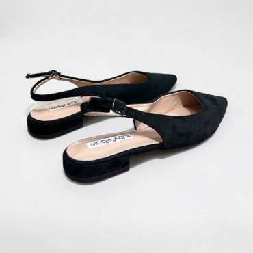 Ballerina In Pelle Scamosciata 