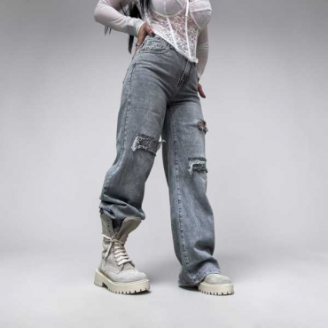 Jeans Tasca Brilla Grigio 