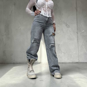 Jeans Tasca Brilla Grigio 