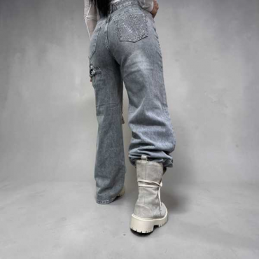 Jeans Tasca Brilla Grigio 