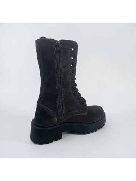 Anfibio Camoscio  Con Stringhe Made In  Italy 