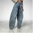 Jeans Con Doppio Bottone