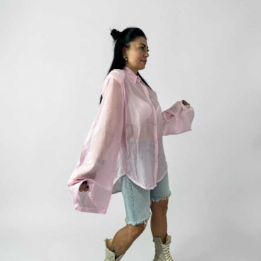 Camicia Velata Con Spalline