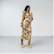 Abito Midi A Fiori