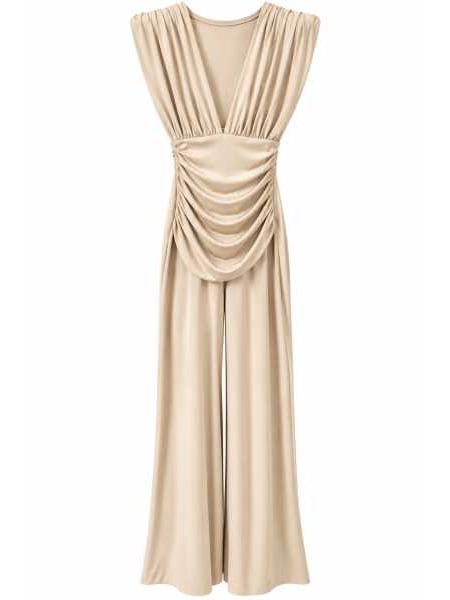 Tuta Elegante Drappeggiata