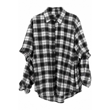 Camicia Oversize Check