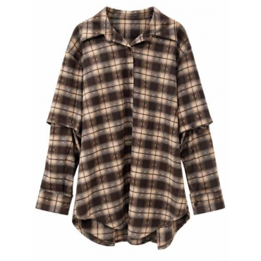 Camicia Oversize Check