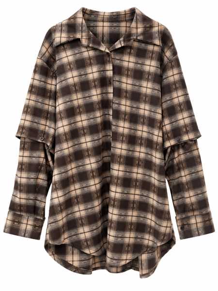 Camicia Oversize Check