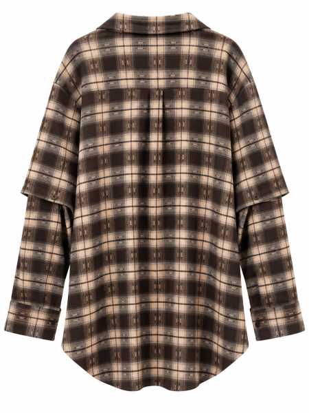 Camicia Oversize Check