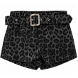 Short Leopard Con Cintura – Taglia Unica