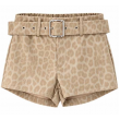 Short Leopard Con Cintura – Taglia Unica