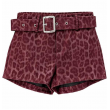Short Leopard Con Cintura – Taglia Unica