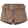 Short Leopard Con Cintura – Taglia Unica
