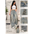 Jeans Ballon Con Sfumature Leopardate