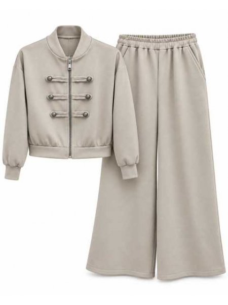 Coordinato Donna Bomber + Pantalone Palazzo