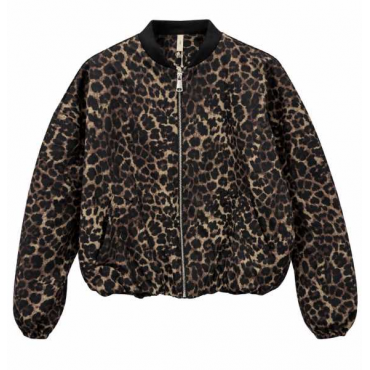 Bomber Donna Animalier Leopardato