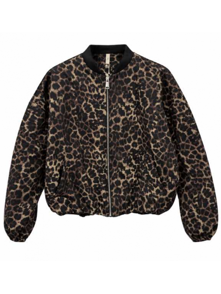 Bomber Donna Animalier Leopardato