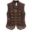 Gilet In Pizzo Con Bottoni Gioiello