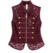 Gilet In Pizzo Con Bottoni Gioiello