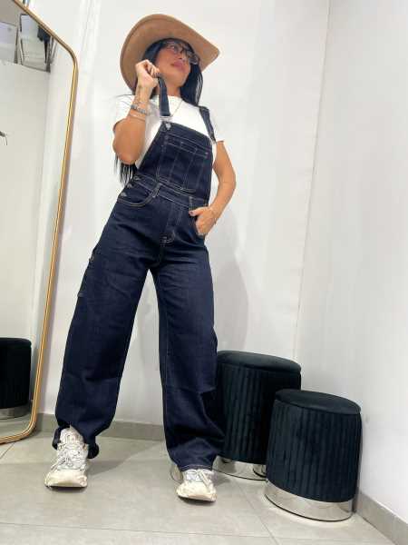 Salopette Denim Lavaggio Zero