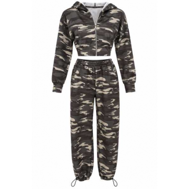 Completo Camouflage Felpa + Pantalone
