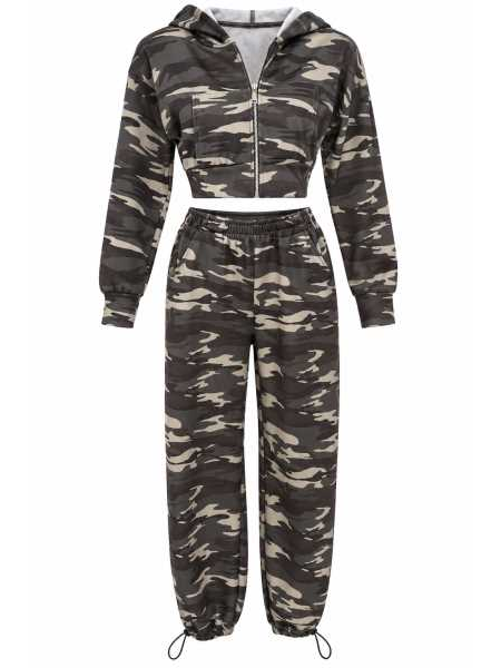 Completo Camouflage Felpa + Pantalone
