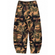 Pantalone Camouflage Con Elastico In Vita