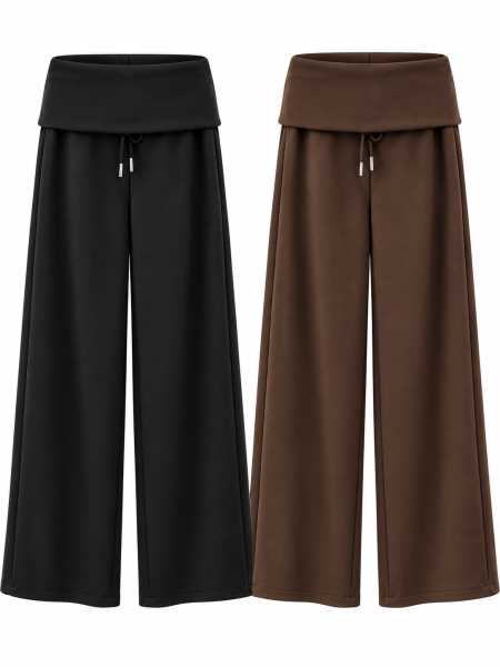 Pantalone Palazzo Con Fascia – Taglia Unica