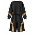 Coordinato Sporty Chic Con Pantalone Ampio