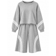 Coordinato Sporty Chic Con Pantalone Ampio