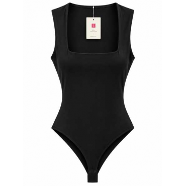 Body Donna Con Scollo Squadrato – Made In Italy