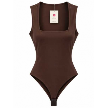 Body Donna Con Scollo Squadrato – Made In Italy