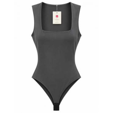 Body Donna Con Scollo Squadrato – Made In Italy