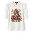 T-Shirt Donna Amorami Con Spalline E Perle