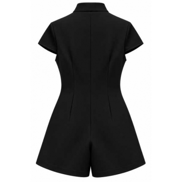 Tutina Corta Donna Con Collo Alto