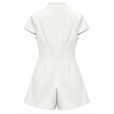 Tutina Corta Donna Con Collo Alto
