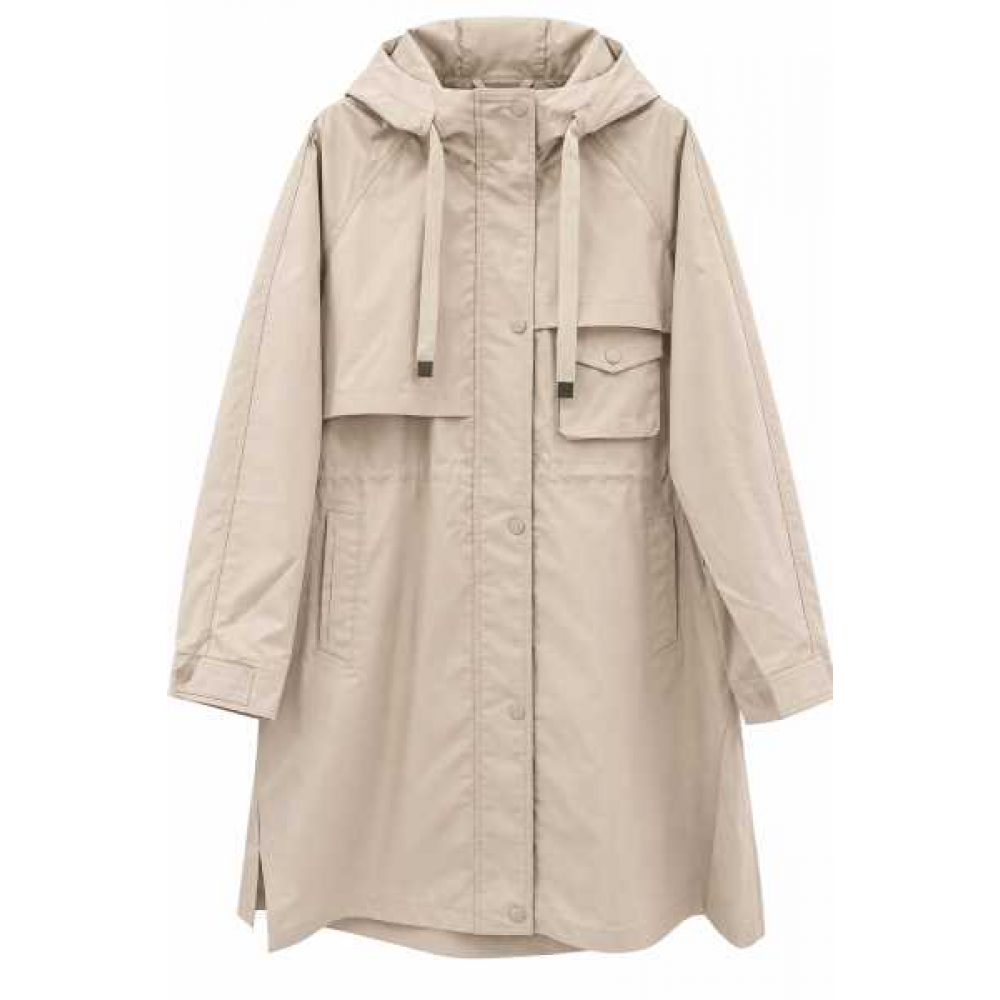 Parka Lungo Con Cappuccio