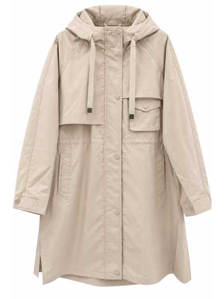 Parka Lungo Con Cappuccio
