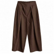 Pantalone Donna A Gamba Ampia Con Pinces