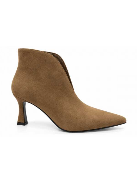 Stivaletto Donna Scamosciato A Punta