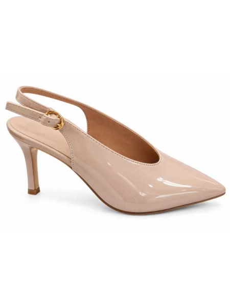 Slingback Élite Vernice – Tacco 8 Cm