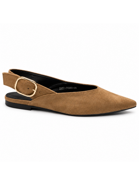 Slingback Donna A Punta Con Fibbia Dorata – Tacco 2 Cm

