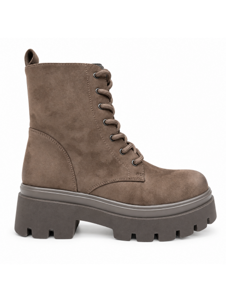 Anfibio Donna In Camoscio Sintetico Con Platform Chunky 