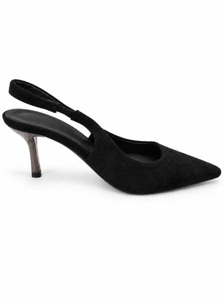 Slingback A Punta Effetto Scamosciato – Art. 8844-04