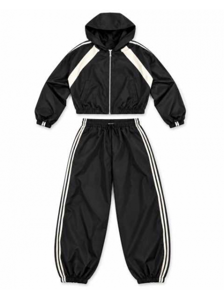 Coordinato Sportivo Donna Giacca + Pantalone Con Bande Laterali